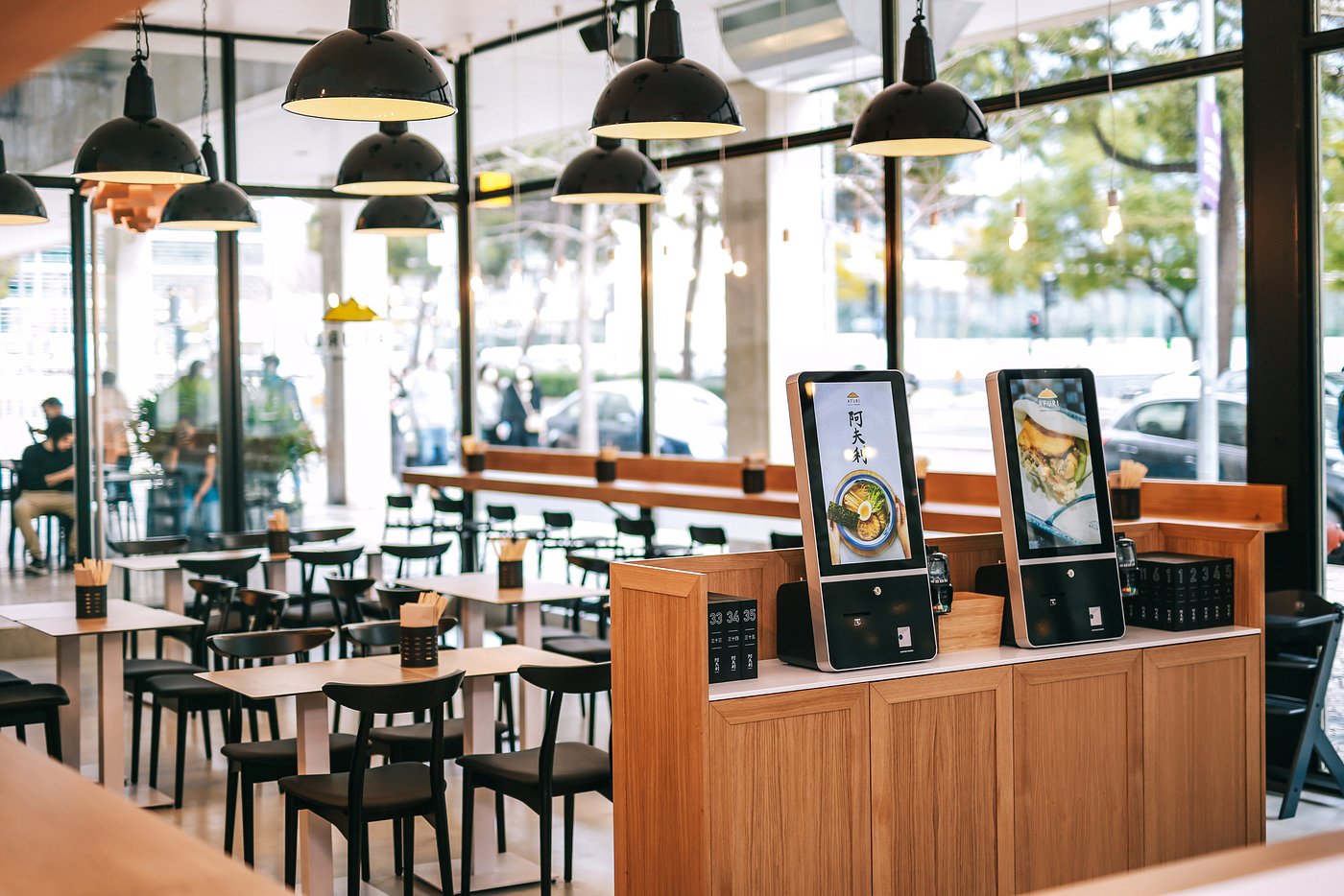 Interior view of Afuri restaurant