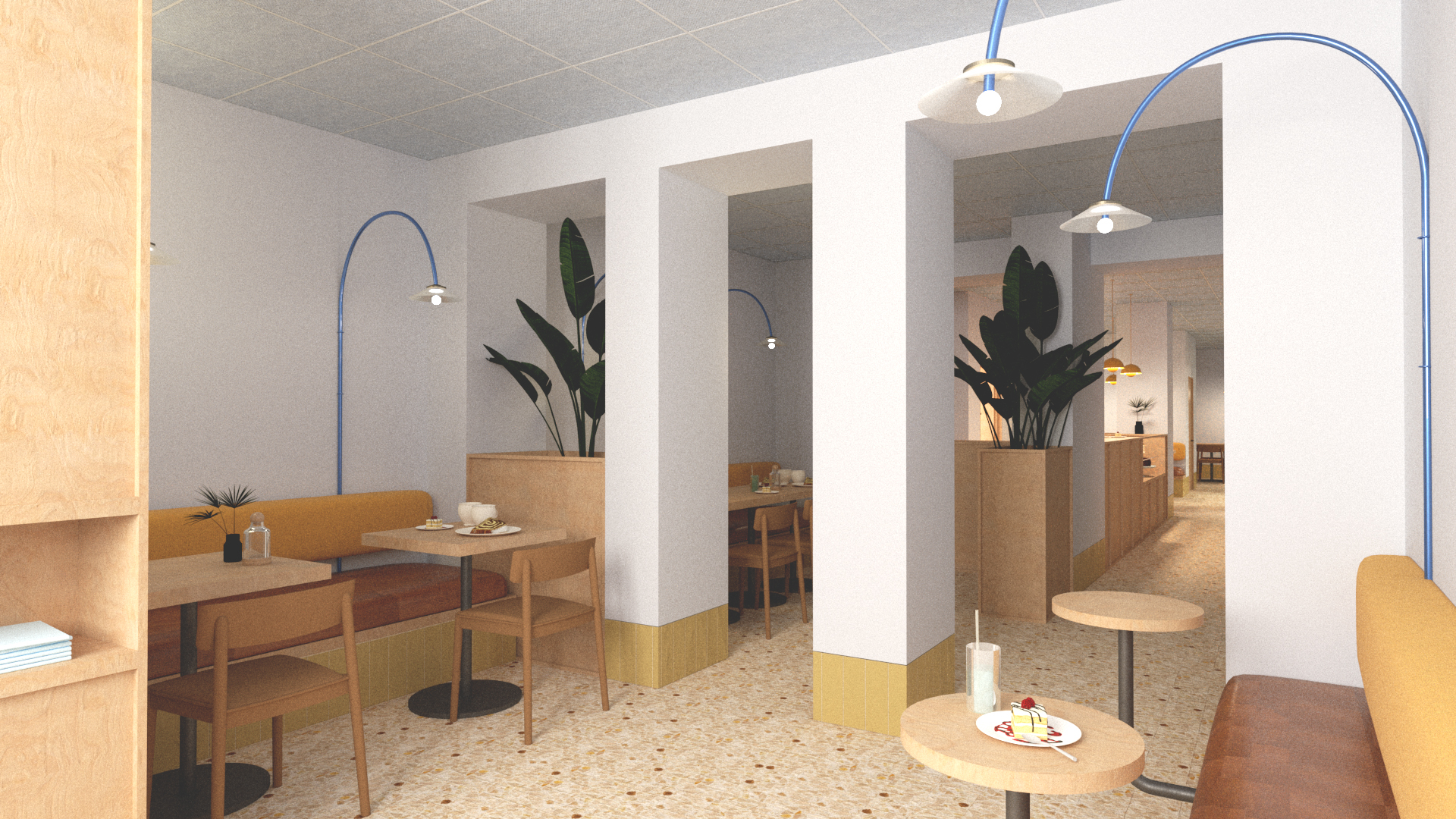 Interior view of Hygge Kaffe café