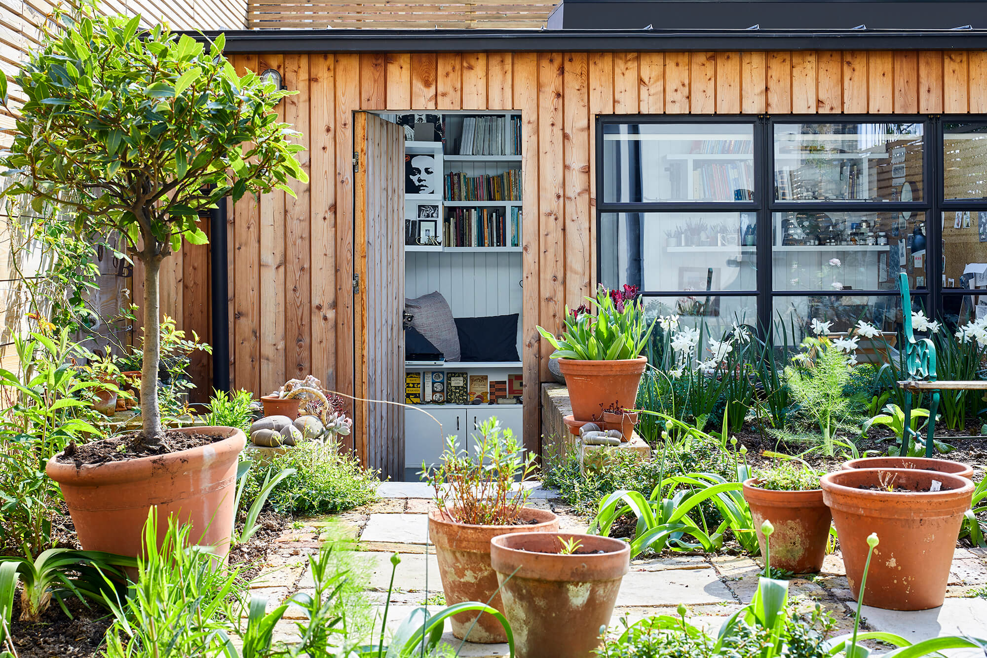 Garden view of extension